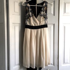 Jasmine London tie waist dress